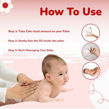 STRENGTHENING BABY MASSAGE OIL (0+ Months)