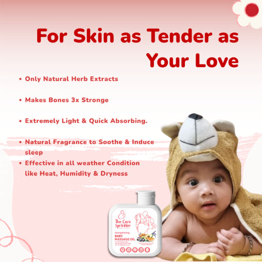 STRENGTHENING BABY MASSAGE OIL (0+ Months)